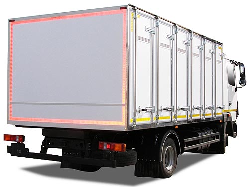 В Украине разработали новую модель грузовика — хлебный фургон «Зубренок».