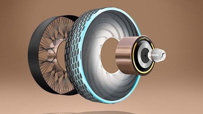 Goodyear представила инновационную шину с самовосстанавливающимся протектором